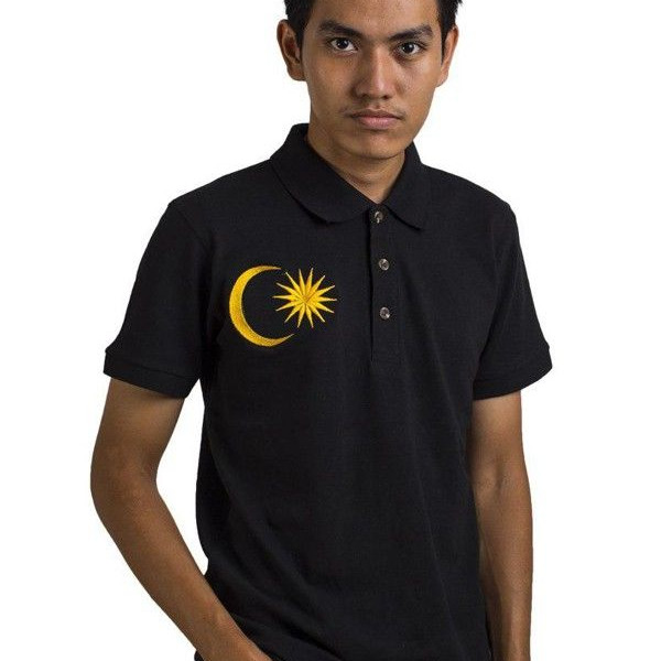 Polo Shirt - Malaysia Bulan Bintang Embroidery