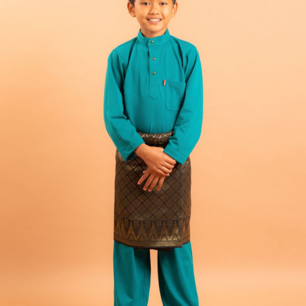 Baju Melayu Lacoste For Kids - Jade